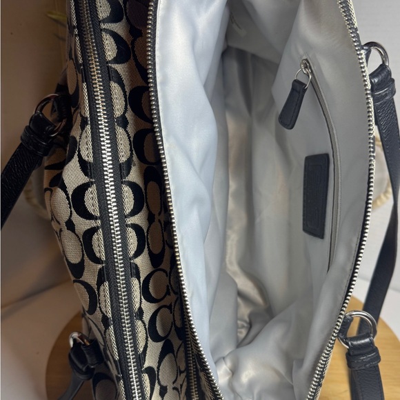 Coach Park Signature KT Zip Satchel F31921 EUC - Picture 7 of 13